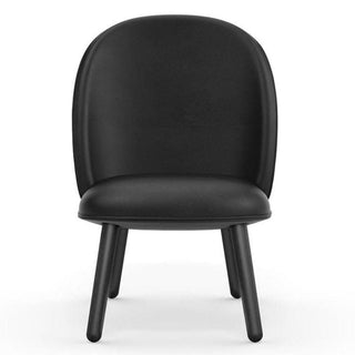 Normann Copenhagen Ace lounge chair full upholstery ultra leather with black oak structure Buy on Shopdecor NORMANN COPENHAGEN collections