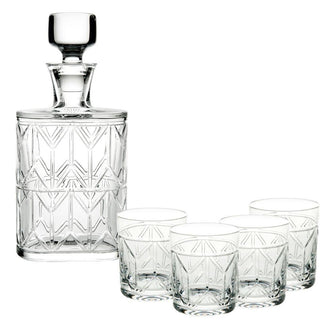 Vista Alegre Avenue case with whisky decanter and 4 Old Fashion low glasses Buy on Shopdecor VISTA ALEGRE collections